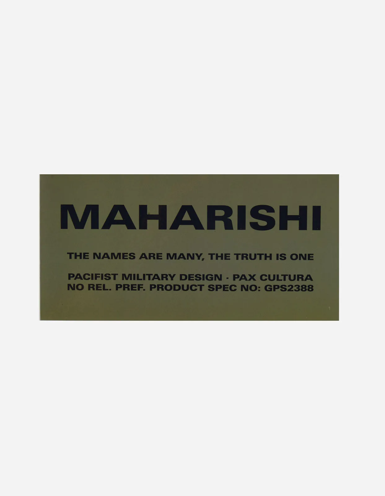 Lifestyle*Maharishi 9449 Miltype Magnet Multi