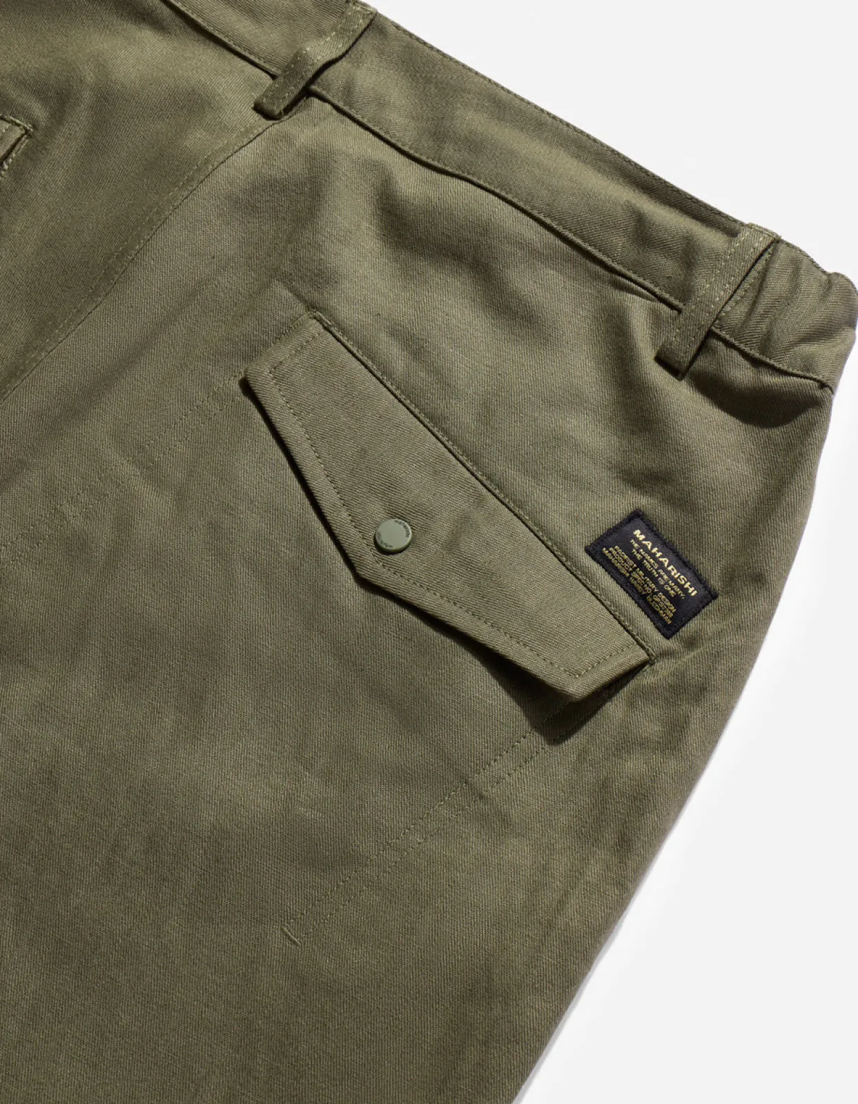 Utility Pants*Maharishi 7024 Miltype Organic Custom Pants Olive Og-107F