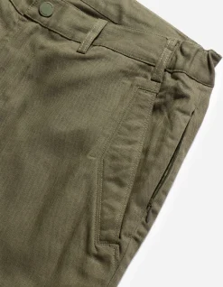 Utility Pants*Maharishi 7024 Miltype Organic Custom Pants Olive Og-107F