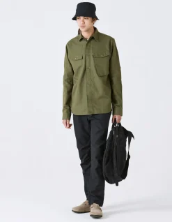 Shirts*Maharishi 7028 Miltype Organic Custom Shirt Mil Olive