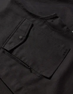 Shirts*Maharishi 7028 Miltype Organic Custom Shirt Black