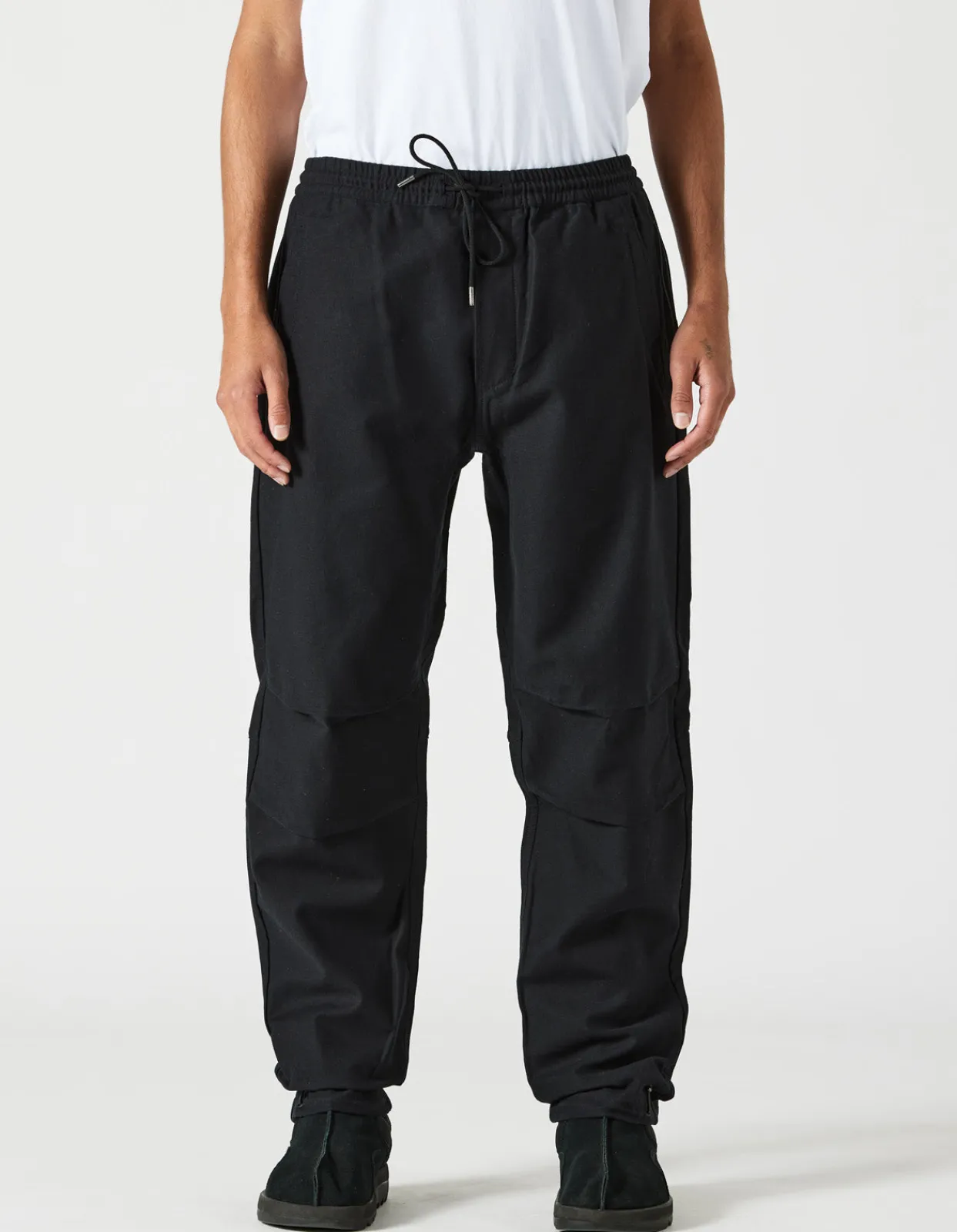 Track Pants*Maharishi 7027 Miltype Organic Track Pants Black