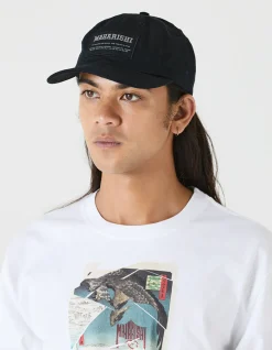 Hats And Scarves*Maharishi 9478 Miltype 6-Panel Cap Black