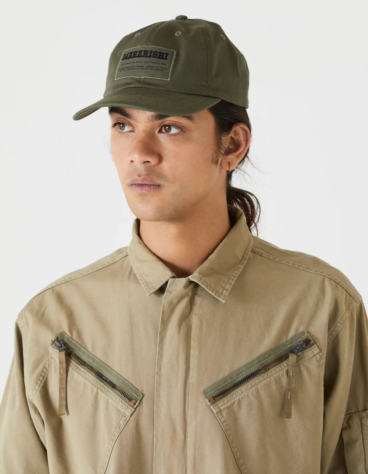 Hats And Scarves*Maharishi 9478 Miltype 6-Panel Cap Olive
