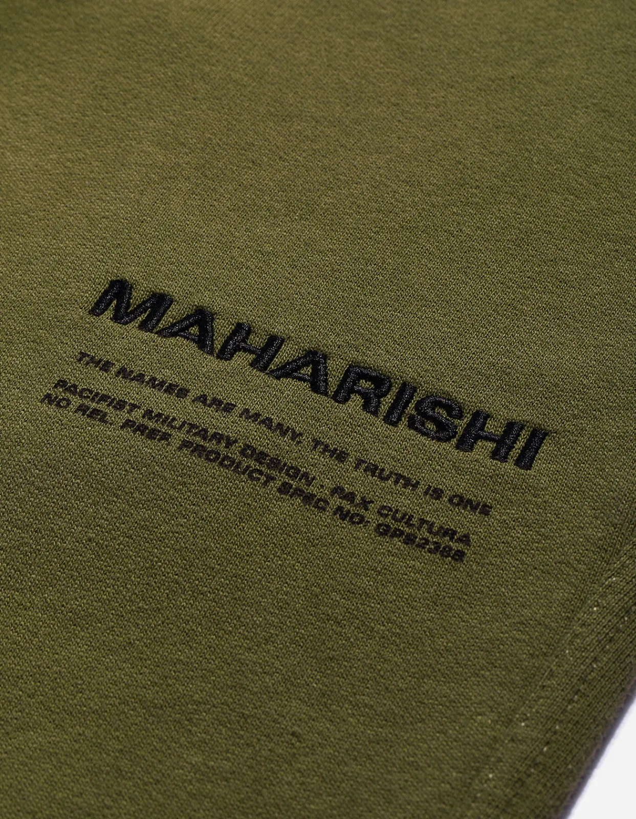 Sweatpants*Maharishi 9916 Miltype Sweatpants Olive Og-107F