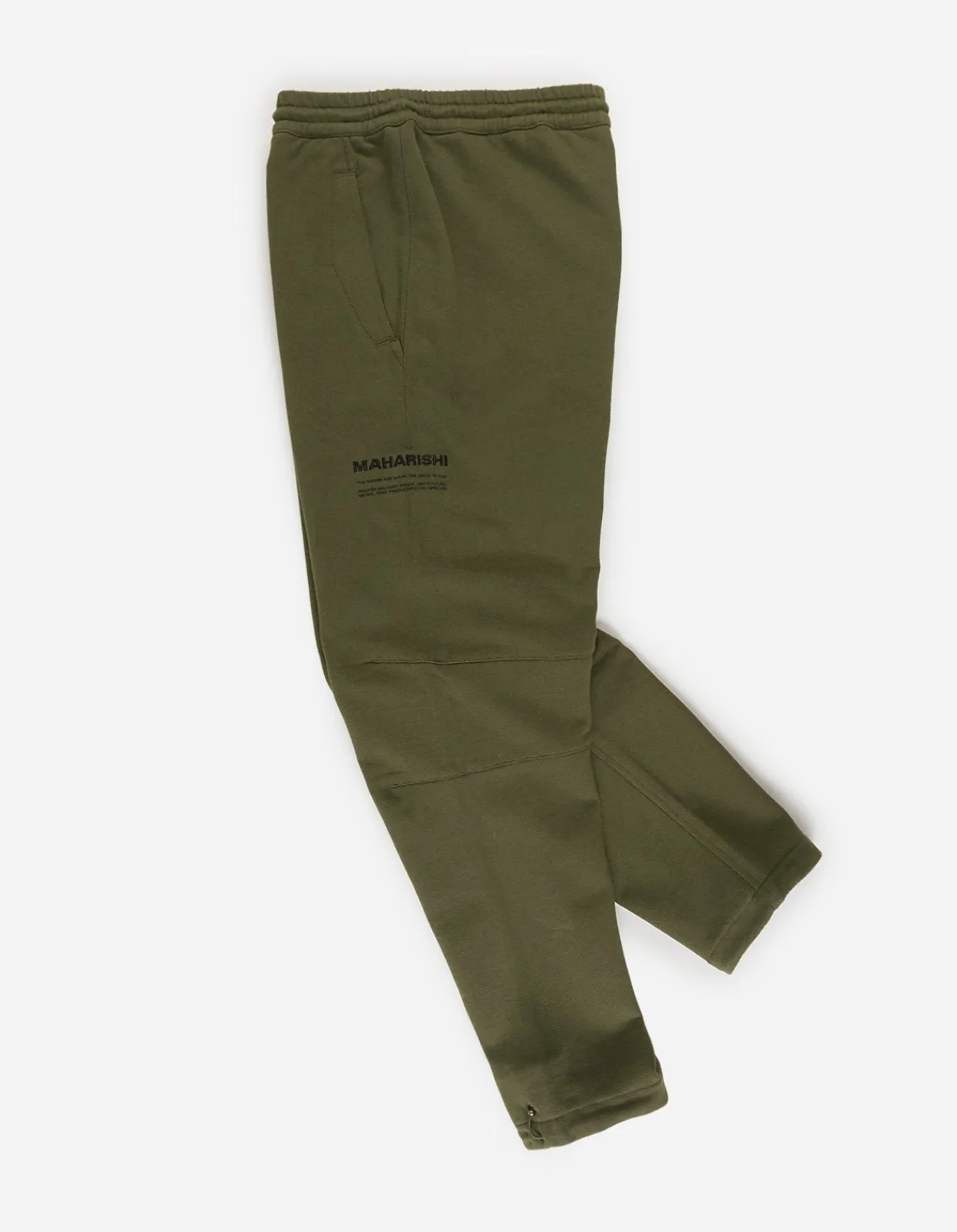 Sweatpants*Maharishi 7004 Miltype Sweatpants · Organic Cotton Mil Olive