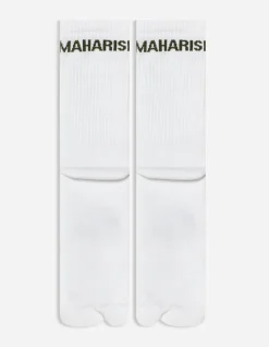 Socks*Maharishi 9348 Miltype Tabi Sock · 3 Pack White/White/White