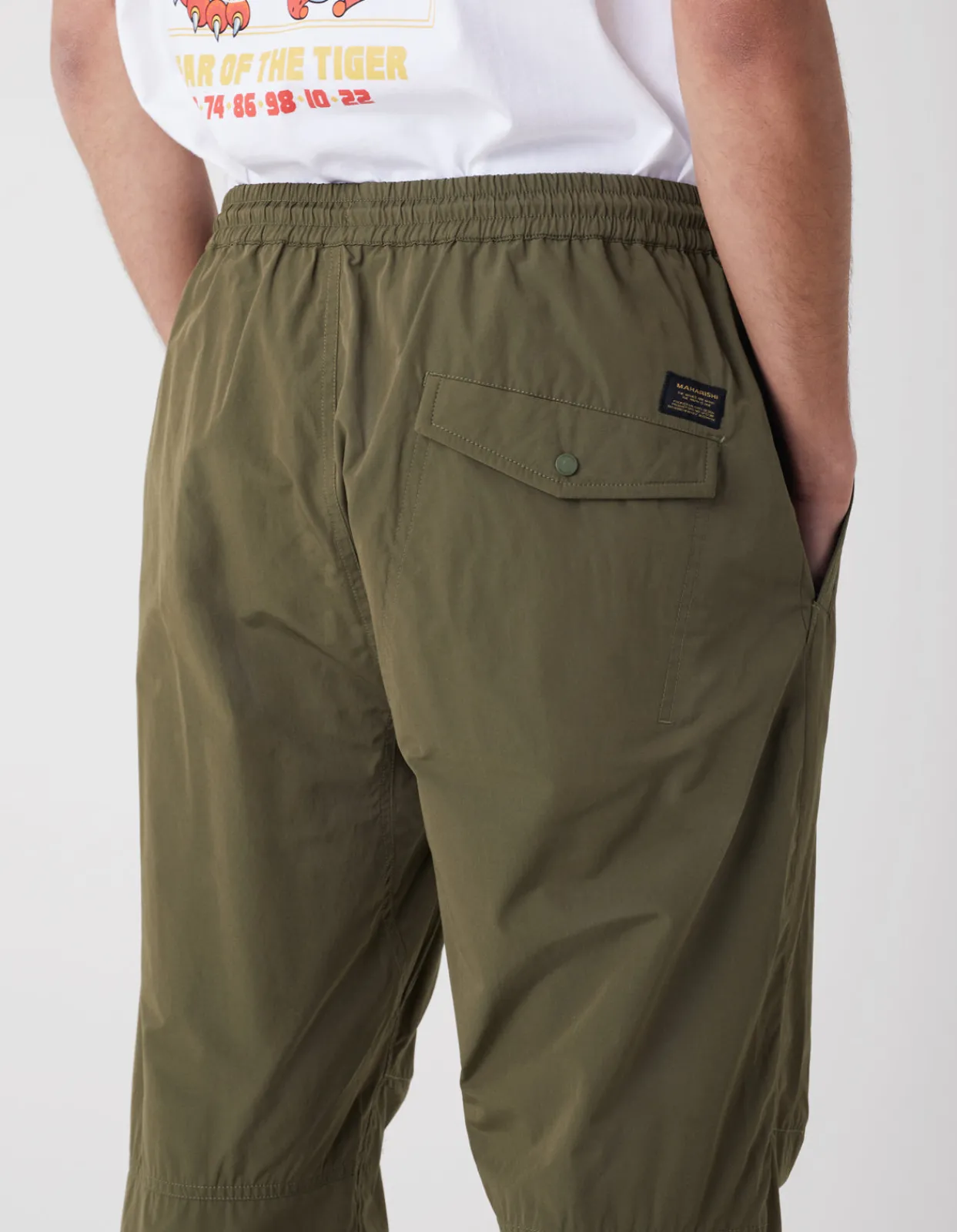 Track Pants*Maharishi 8007 Miltype Track Pants Olive Og-107F