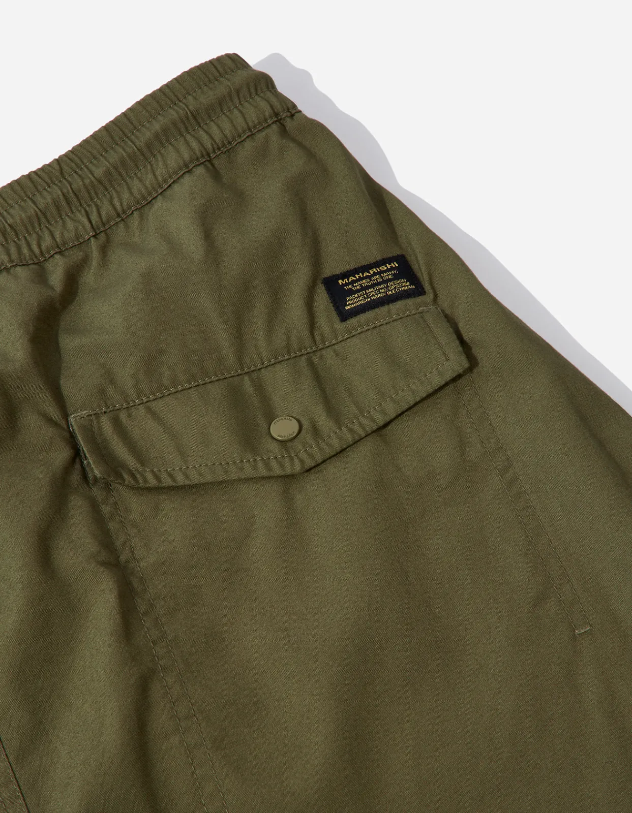 Track Pants*Maharishi 8007 Miltype Track Pants Olive Og-107F