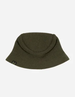 Hats And Scarves*Maharishi 9266 Miltype Wool Bucket Hat Olive