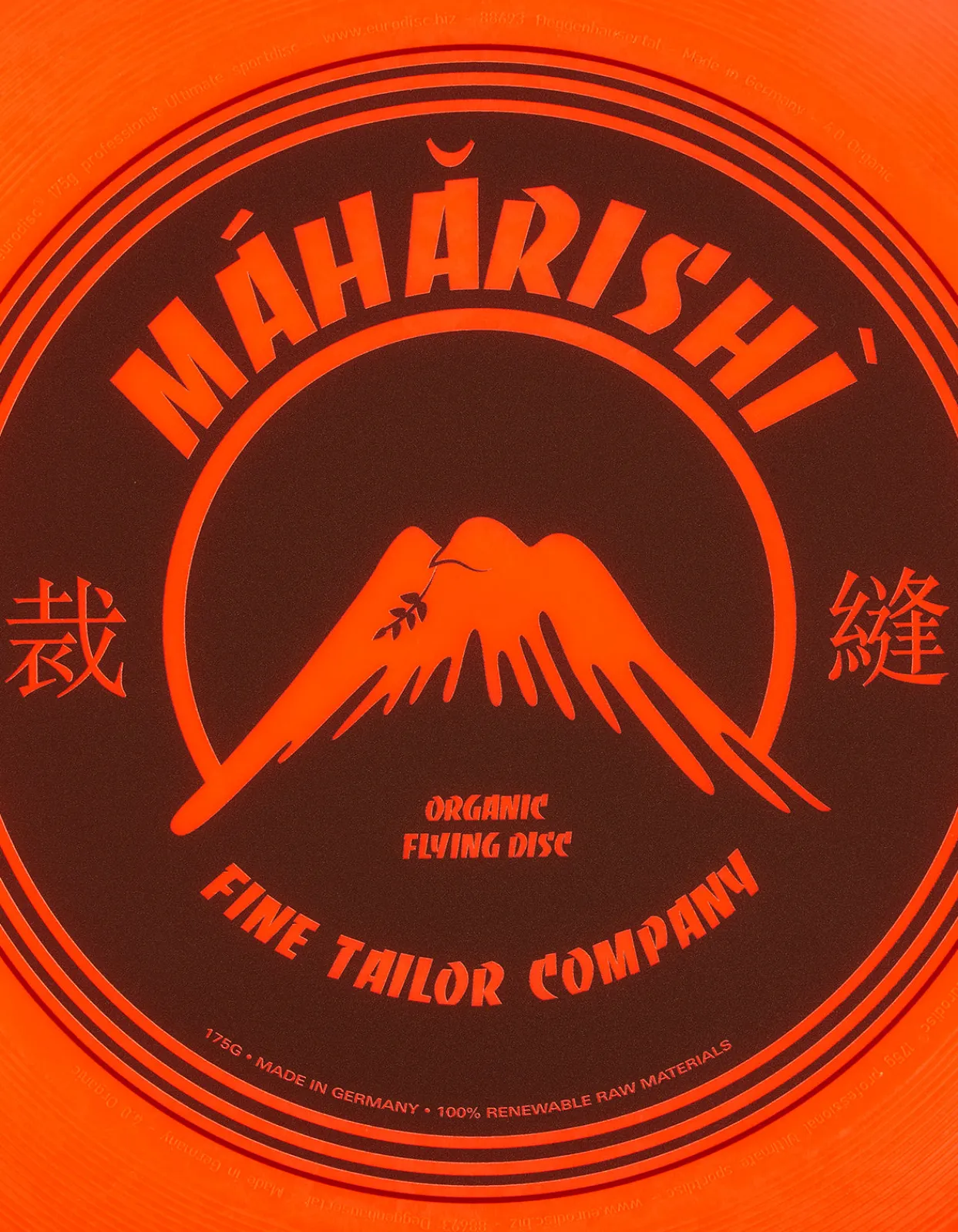 Swim Shorts*Maharishi 9391 Mtc Organic Flying Disc · Renewable Materials Orange