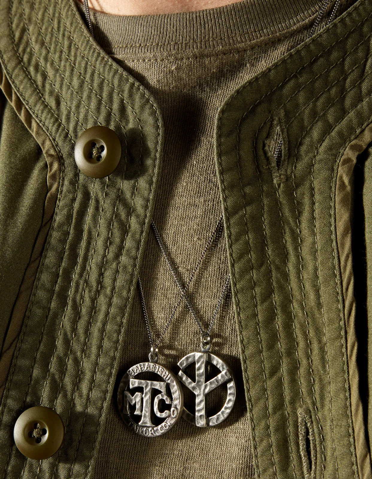 Lifestyle*Maharishi 9364 Mtc War U0026 Peace Pendant · Hallmarked Silver