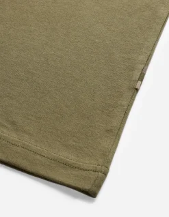 Short Sleeve T-Shirts*Maharishi 4501 Ninjutsu Embroidered T-Shirt Olive Og-107F