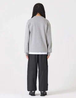 Crew Sweats*Maharishi 1005 Paper-Cut Rabbit Crew Sweat Grey Marl