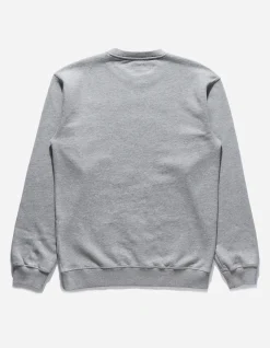 Crew Sweats*Maharishi 1005 Paper-Cut Rabbit Crew Sweat Grey Marl