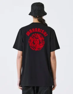 Short Sleeve T-Shirts*Maharishi 1004 Paper-Cut Rabbit T-Shirt Black