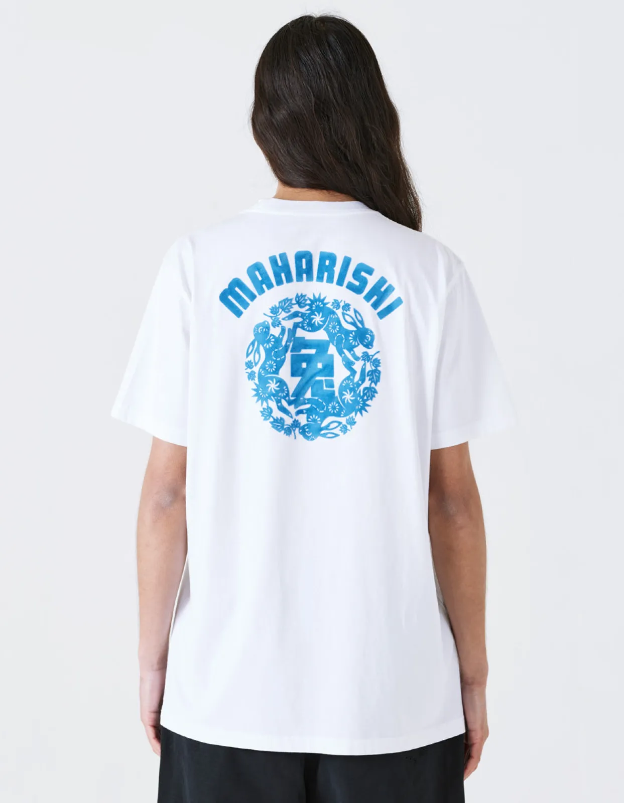 Short Sleeve T-Shirts*Maharishi 1004 Paper-Cut Rabbit T-Shirt White