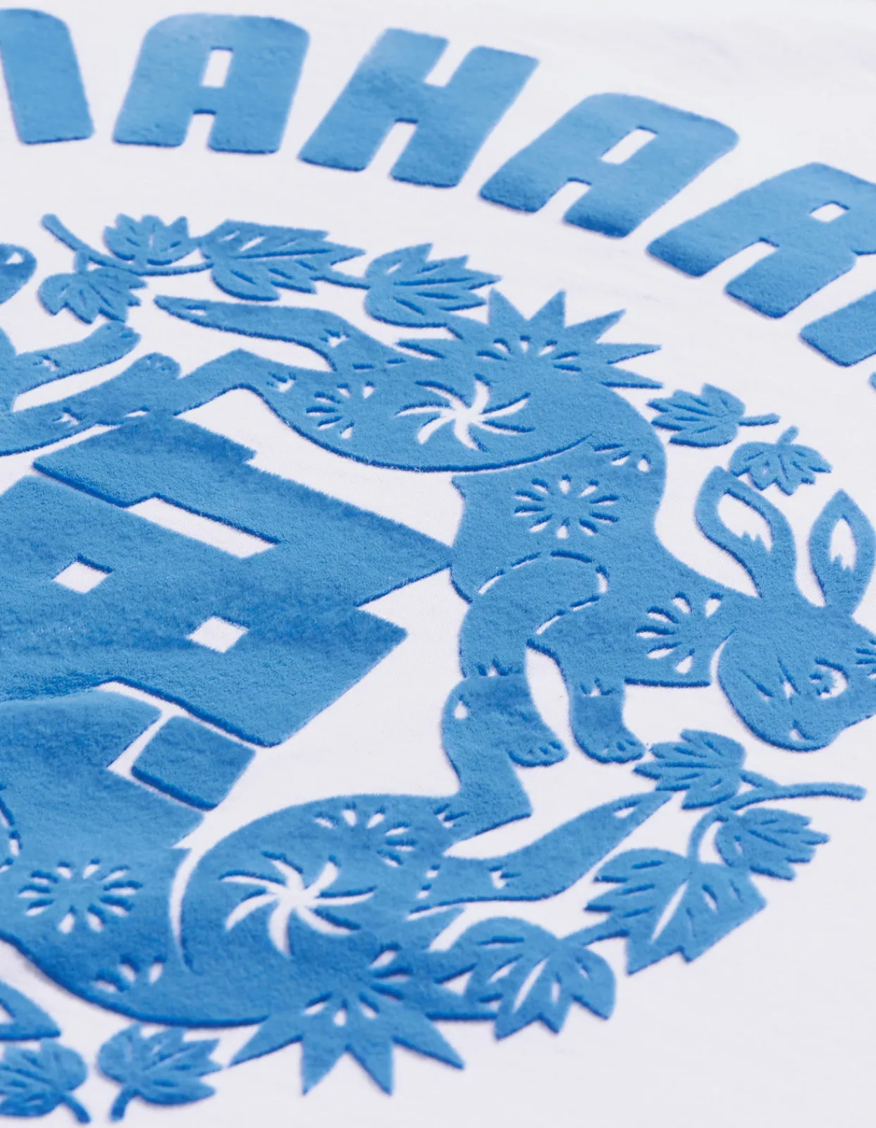 Short Sleeve T-Shirts*Maharishi 1004 Paper-Cut Rabbit T-Shirt White