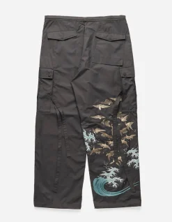 Cargo Pants*Maharishi 4504 Peace Cargo Snopants® Loose Fit Charcoal