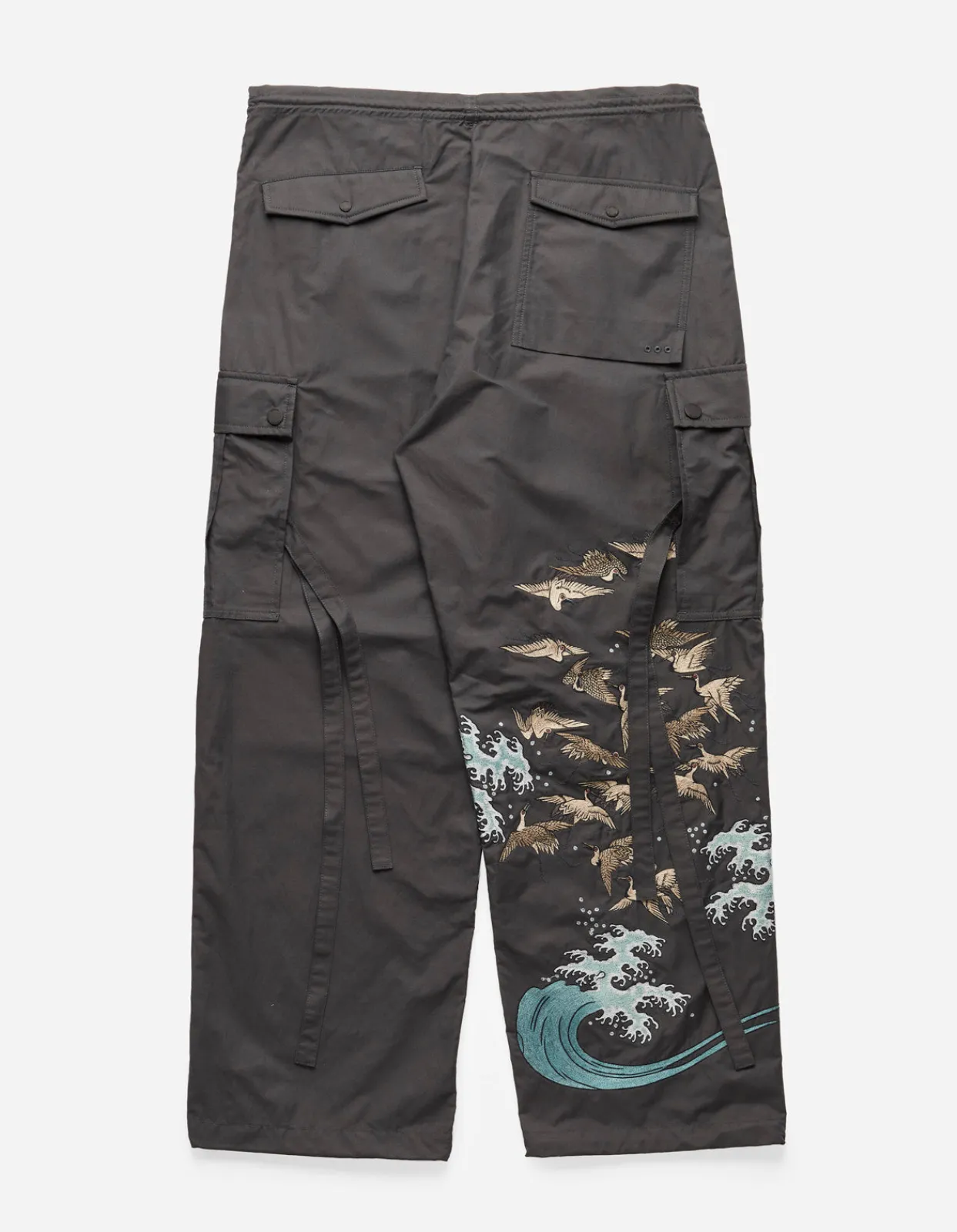 Cargo Pants*Maharishi 4504 Peace Cargo Snopants® Loose Fit Charcoal