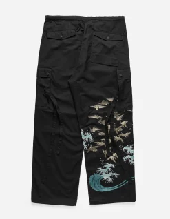 Cargo Pants*Maharishi 4504 Peace Cargo Snopants® Loose Fit Black