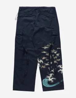 Cargo Pants*Maharishi 4504 Peace Cargo Snopants® Loose Fit Navy