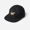 Hats And Scarves*Maharishi 1107 Peace Crane 6 Panel Cap Black