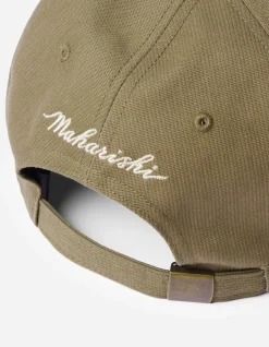 Hats And Scarves*Maharishi 1107 Peace Crane 6 Panel Cap Olive