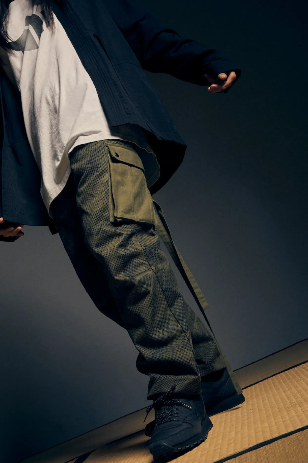 Track Pants*Maharishi 4131 Pointillist Camo Cargo Track Pants Jungle