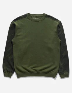 Crew Sweats*Maharishi 4130 Pointillist Camo Crew Sweat Jungle