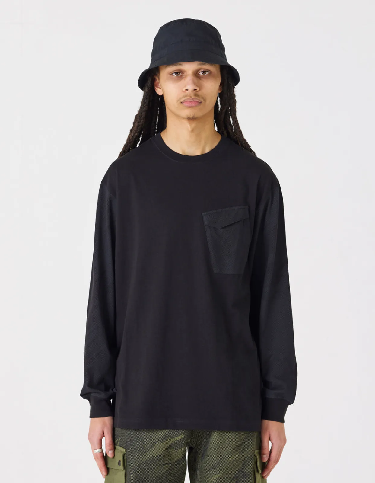 Long Sleeve T-Shirts*Maharishi 4132 Pointillist Camo L/S T-Shirt Night
