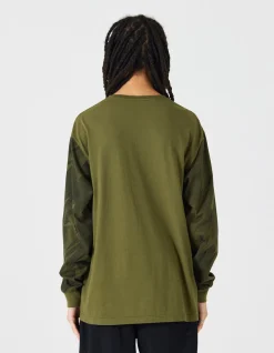 Long Sleeve T-Shirts*Maharishi 4132 Pointillist Camo L/S T-Shirt Jungle