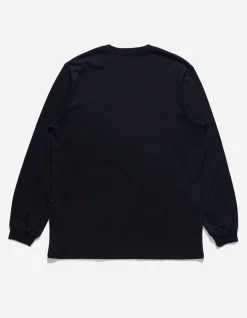 Long Sleeve T-Shirts*Maharishi 9905 Pointillist Maha L/S T-Shirt Black