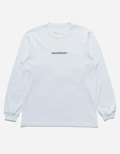 Long Sleeve T-Shirts*Maharishi 9905 Pointillist Maha L/S T-Shirt White