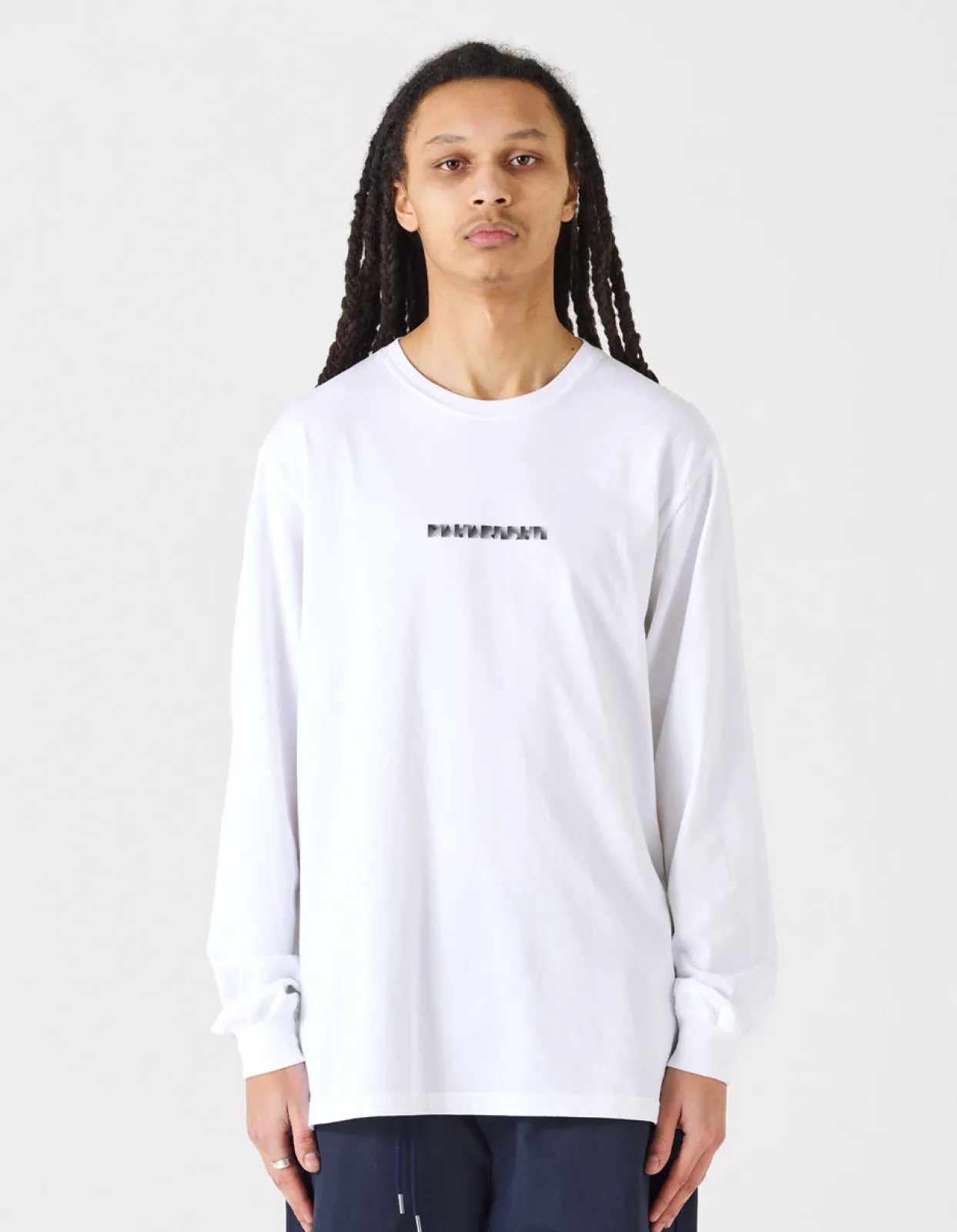 Long Sleeve T-Shirts*Maharishi 9905 Pointillist Maha L/S T-Shirt White