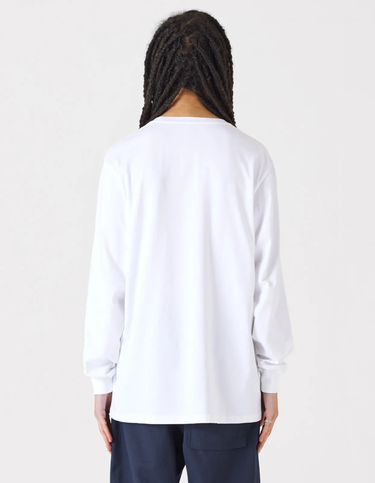 Long Sleeve T-Shirts*Maharishi 9905 Pointillist Maha L/S T-Shirt White
