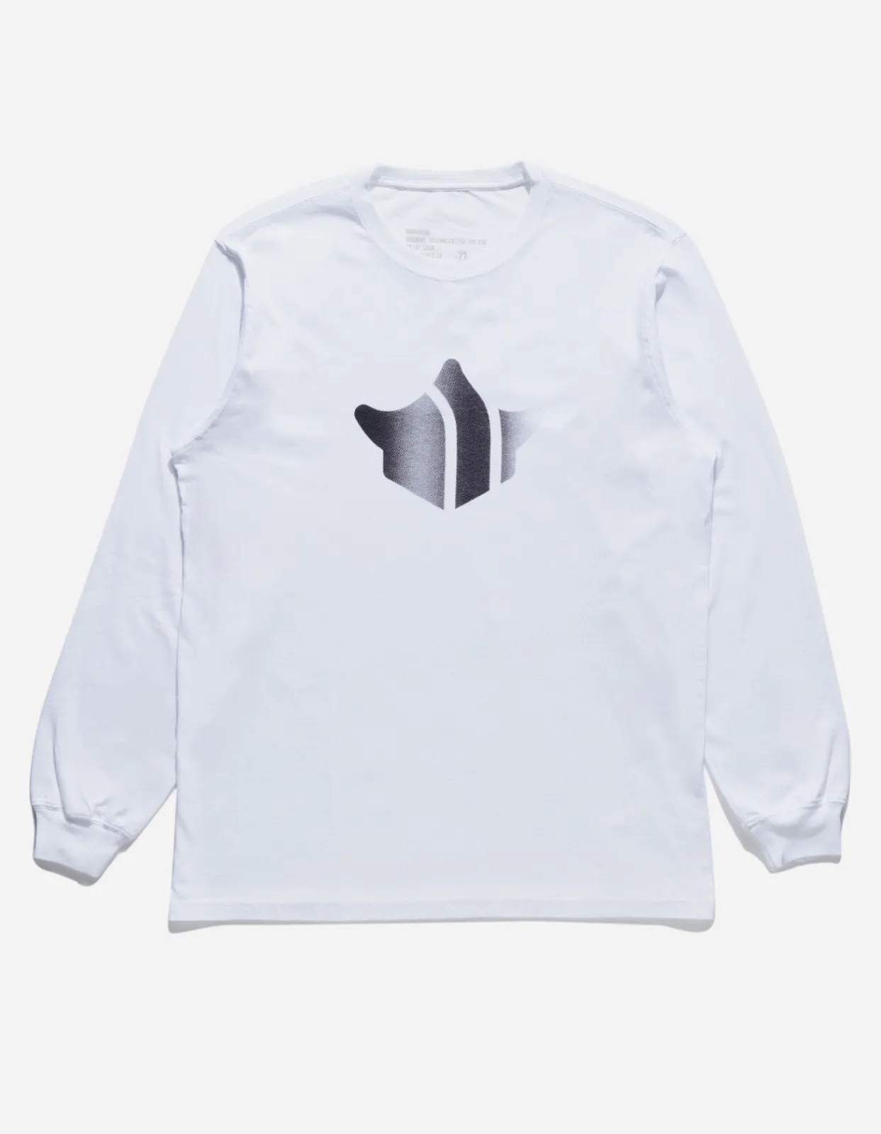 Long Sleeve T-Shirts*Maharishi 9921 Pointillist Temple L/S T-Shirt White