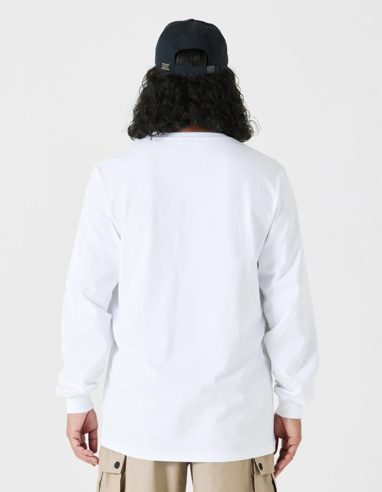 Long Sleeve T-Shirts*Maharishi 9921 Pointillist Temple L/S T-Shirt White
