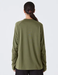 Long Sleeve T-Shirts*Maharishi 4252 Polartec Dry® Travel L/S T-Shirt Olive