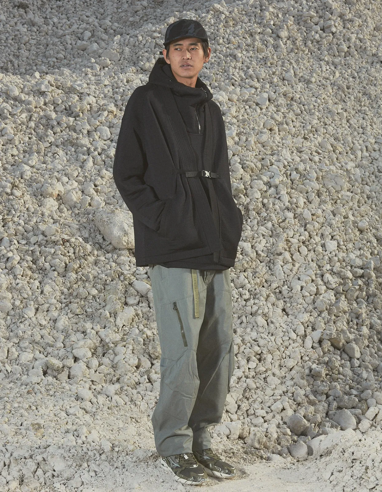 Kimonos*Maharishi 4254 Polartec Power Air® Kimono Black