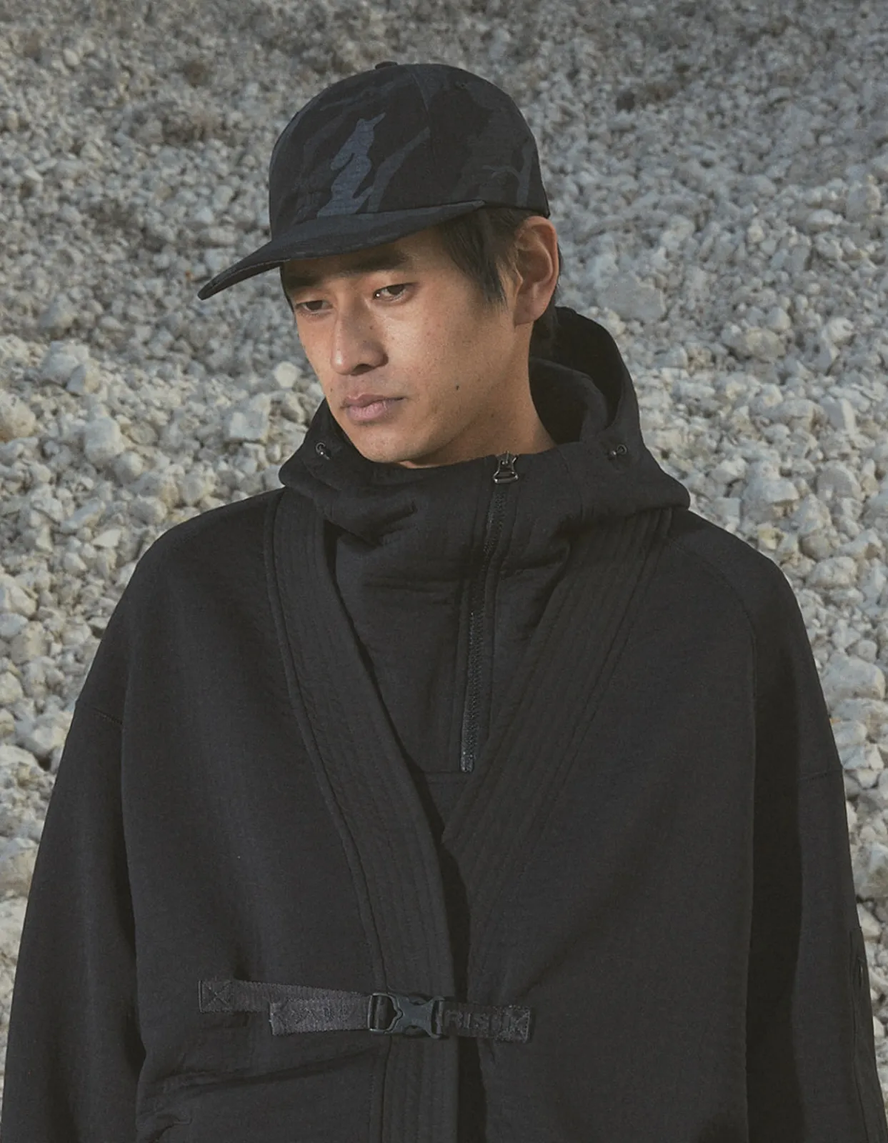 Kimonos*Maharishi 4254 Polartec Power Air® Kimono Black