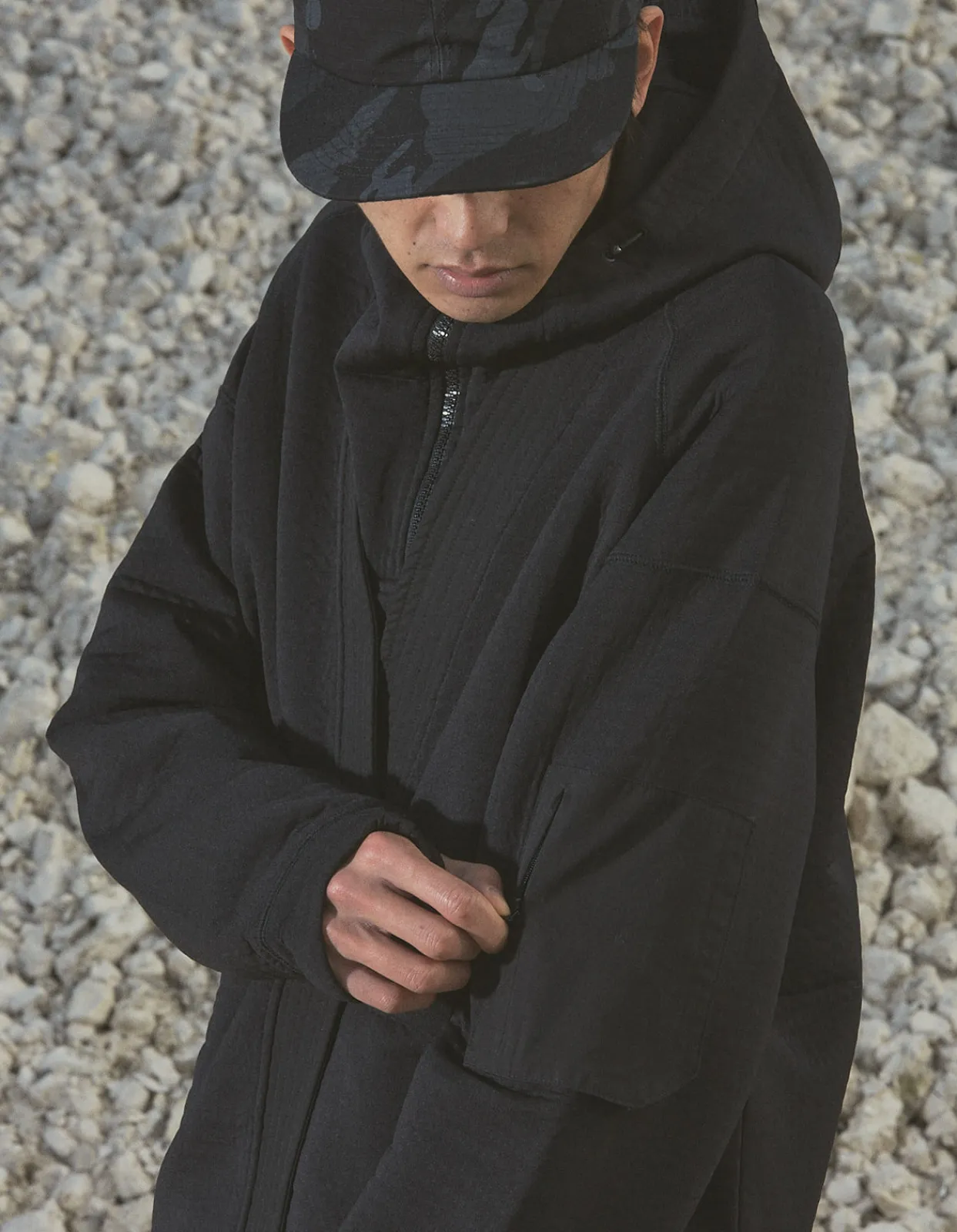 Kimonos*Maharishi 4254 Polartec Power Air® Kimono Black