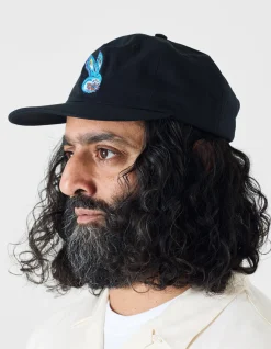 Hats And Scarves*Maharishi 1009 Rabbit 6 Panel Cap Black