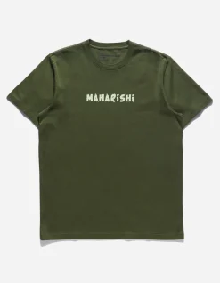 Short Sleeve T-Shirts*Maharishi 1006 Rabbit Bones T-Shirt Olive Og-107F