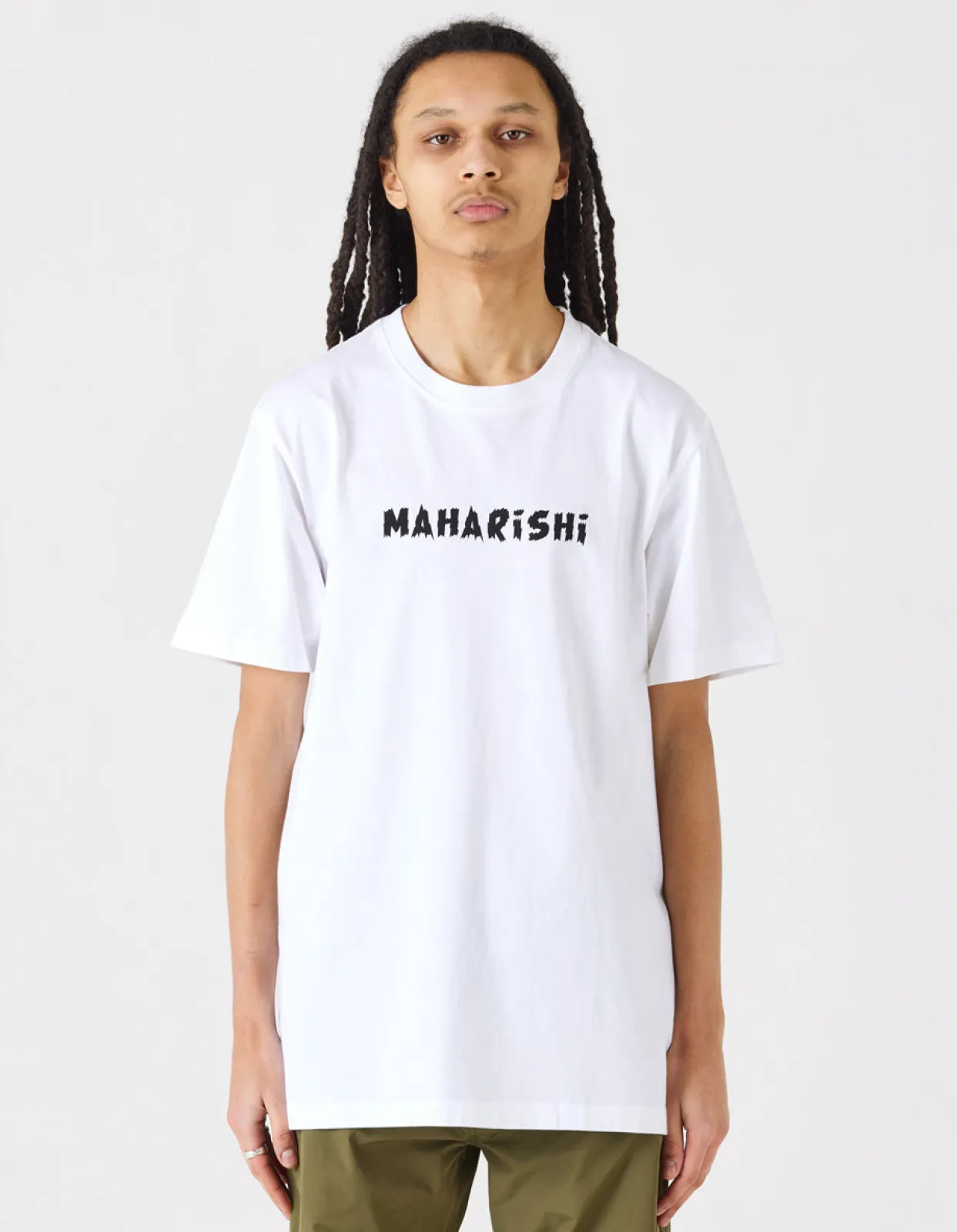 Short Sleeve T-Shirts*Maharishi 1006 Rabbit Bones T-Shirt White
