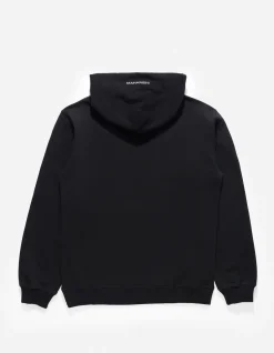 Hooded Sweats*Maharishi 1087 Reflective Dragon Hooded Sweat Black