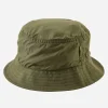Hats And Scarves*Maharishi 4532 Reversible Bucket Hat Olive Og-107F/Black