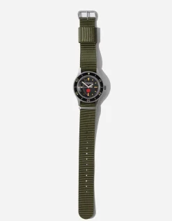 Lifestyle*Maharishi 9501 Riverine Diver 2.0 Watch Steel Silver