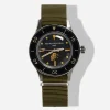 Lifestyle*Maharishi 9372 Riverine Diver Watch Case · Aged Dial Steel