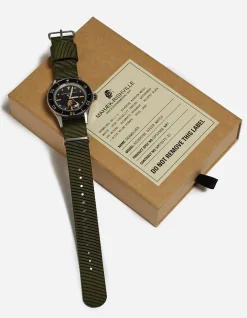 Lifestyle*Maharishi 9372 Riverine Diver Watch Case · Aged Dial Steel